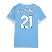 Camisa de Futebol Manchester City Rayan Ait-Nouri #21 Equipamento Principal Mulheres 2026-27 Manga Curta